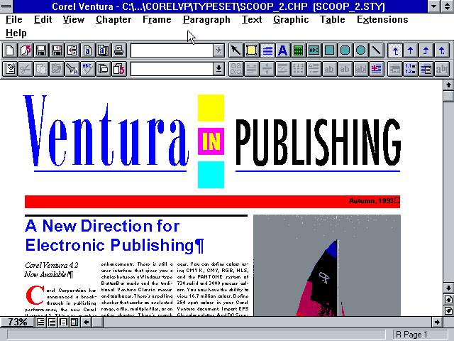 Ventura Publisher 4.2 - Edit
